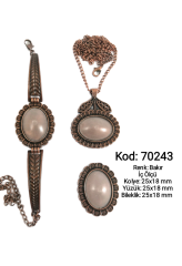Kolye Yüzük Bileklik Seti 70243