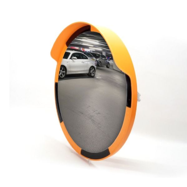 Trafik Güvenlik Aynası 60 cm Sarı-Siyah, Tümsek Ayna, Otopark Aynası