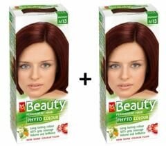 MM Beauty Bitkisel Saç Boyası Koyu Kızıl M13 -2 ADET