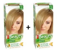 Beauty Bitkisel Saç Boyası- Doğal Küllü Platin-M21- 2 ADET