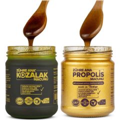 Zühre Ana Kozalak Macunu 240 ml + Zühre Ana Propolis Macunu Orijinal Hologramlı Ürün 240 ml