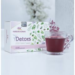 Feridun Kunak Detoxs Karışık Bitki Tozu 30 Adet Detoks Çayı Bitkisel Karışım