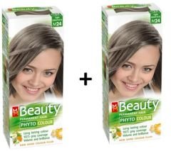MM Beauty Bitkisel Saç Boyası Küllü Kumral M24 - 2 ADET