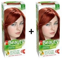 MM Beauty Bitkisel Saç Boyası Kızıl M25 (2 ADET)