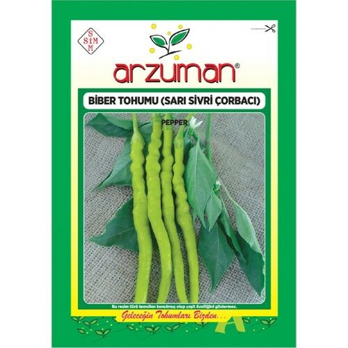 Arzuman Biber Tohumu -Sarı Sivri Çorbacı- (10 Gr)