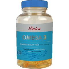 Balen Omega 3 Norveç Balık Yağı 1380 Mg 200 Kapsül (Trigliserid Form)