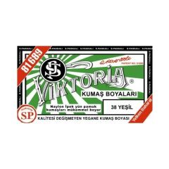 Viktoria Kumaş Boyası Yeşil 2Pk+Fiske Sabitleme 1Pk