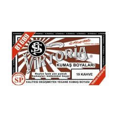 Viktoria Kumaş Boyası Kahve Rengi 2Pk+Fiske Sabitleme 1Pk