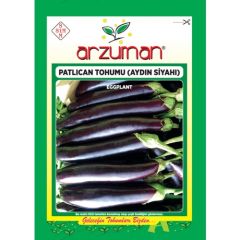 Arzuman Sebze Patlıcan Tohum Aydın Siyah 10 gr