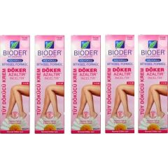 Bioder Normal Ciltler Için Papatya Özlü Tüy Dökücü Krem 100 Ml-5 Adet