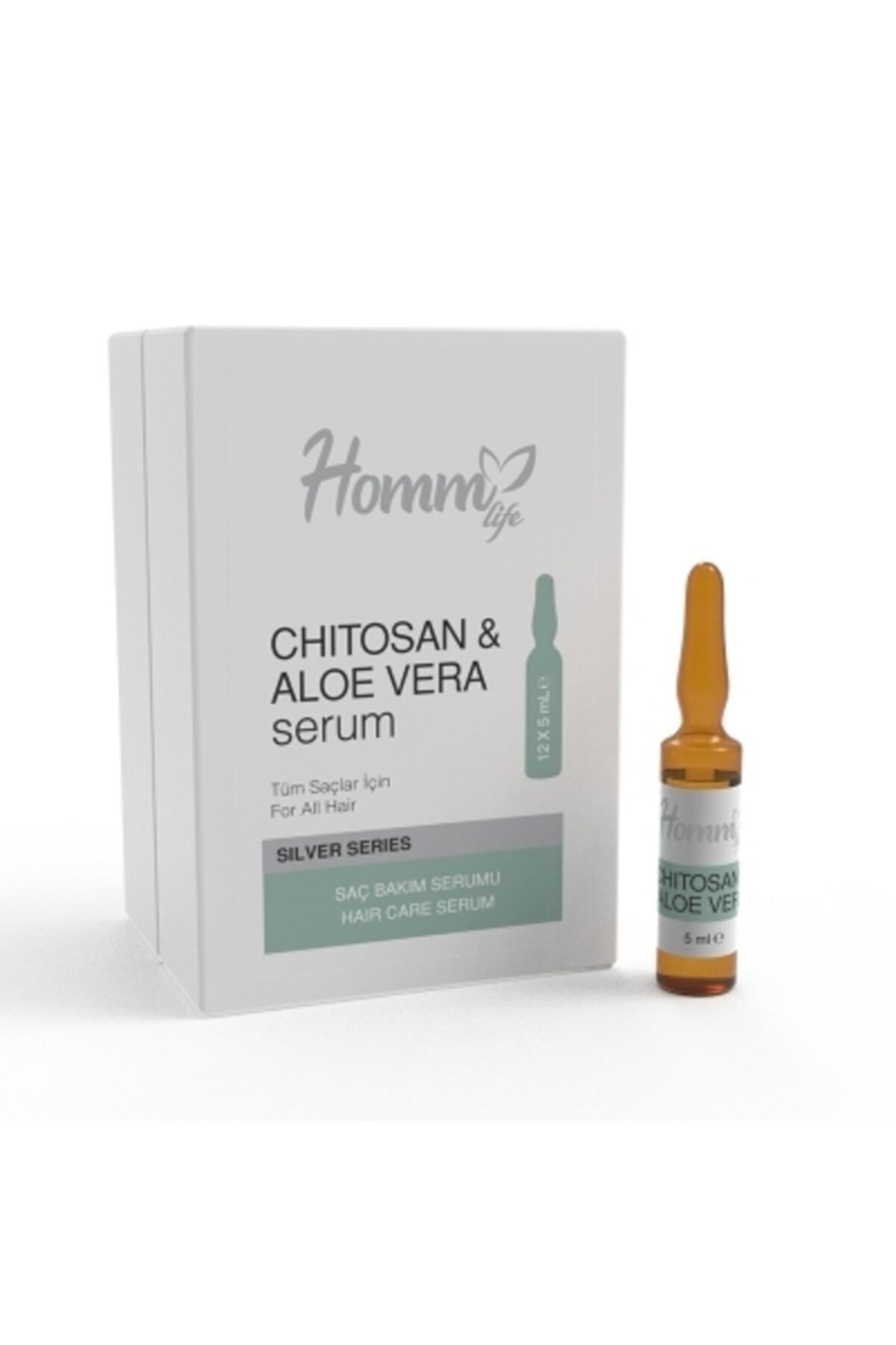 Homm Life Sedef ve Egzemaya Chitason Aloe Vera Saç Serumu 12x5 ml