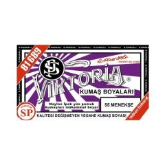 Viktoria Kumaş Boyası Menekşe 2Pk+Fiske Sabitleme 1Pk