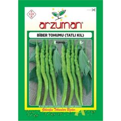 Arzuman Tatlı Kıl Biber Tohumu (10 Gr)