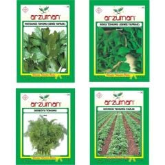 Arzuman Geniş Yaprak Maydanoz/geniş Yaprak Roka Dereotu Yazlık Kıvırcık Tohumu