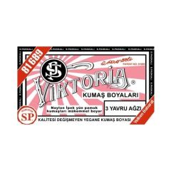 Viktoria Kumaş Boyası Yavruağzı 2Pk+Fiske Sabitleme 1Pk
