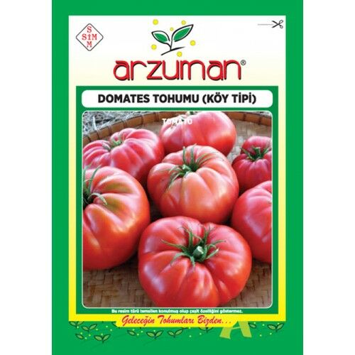 Arzuman Köy Tipi Domates Tohumu 500'lü
