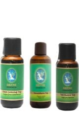 Geleneksel Üzüm Çekirdeği Yağı Tatlı Badem Yağı Havuç Tohumu Yağı 30 ml 3 'lü Paket