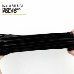 Piano Black  Siyah Cam Tavan Görünümlü Hava Kanallı Parlak Koruma Jelatinli Folyo  500CM x 152CM