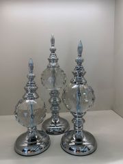 Kristal 3'lü Alem Gümüş