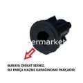 Bernardo BRND 3178 1000W Hazne Kapağı Aktarma Mil Dişlisi - D Tipi Hazne Kapağında