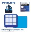 PHILIPS Marathon Ultimate FC 9925 Süpürge Şeffaf Kapağı Ve Filtre Seti Komple ( Ön Filtre Filtre Kapağı  + Filtre Set )