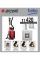 BEKO Bks 2250 A - Bks 2240 C Elektrikli Süpürge Toz Torbası - 5 Adet