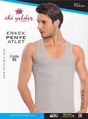İki Yıldız Erkek Süprem Pamuklu Atlet 02