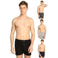 Tutku 6'lı Bol Kesim Havlu Bel Erkek Boxer Şort 0117