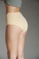 New Panty Lazer Kesim Silikonlu Yüksek Bel Külot