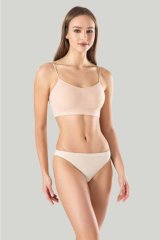 Miss Fit Kadın Ten Rengi Ince Askılı Pedli Modal Büstiyer 11266