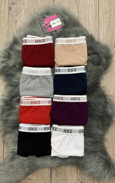 Hnx Kadın 8'li Renkli Külot Set