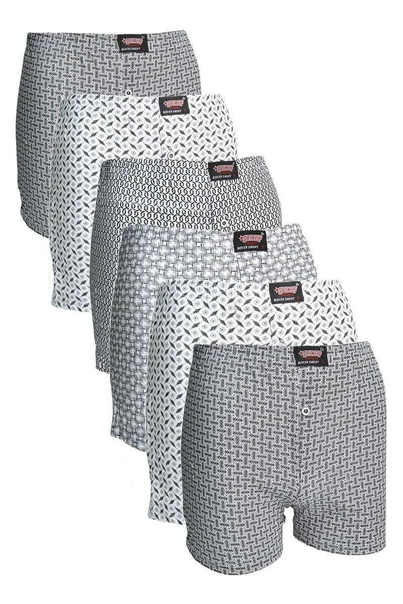 Sedef Yıldız 6'lı Erkek Boxer 1012