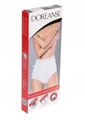 DOREANSE Kadın Esnek Fit Yüksek Bel Slip Külot Korse 5980