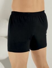 6 Lı Paket Şahinler Penye Erkek Boxer Siyah ME010
