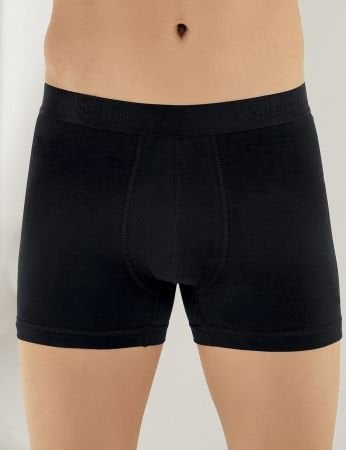 Şahinler Likralı Şahinler Yazılı Torbalı Boxer ME031 L - Siyah