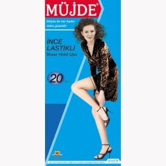 Müjde İnce Lastikli Çorap