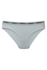 Hnx 3'lü Spor Slip Külot Gri-Beyaz-Siyah