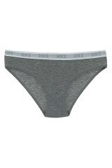 Hnx 3'lü Spor Slip Külot Gri-Beyaz-Siyah