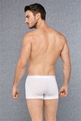Doreanse Erkek Beyaz Micro Modal Damat Çeyizlik Atlet Boxer Takımı 3000