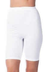 Miss Fit Kadın Siyah Dikişsiz Yüksek Bel Silikon Kaydırmaz Boxer Korse 1 Beden Inceltici 34314