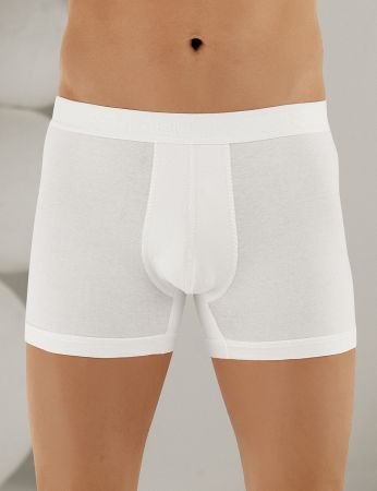 Şahinler 6 LI PAKET Likralı Boxer Beyaz ME031