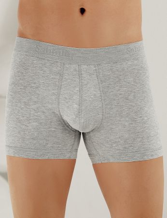 Şahinler 6 LI PAKET Likralı Boxer Gri ME031