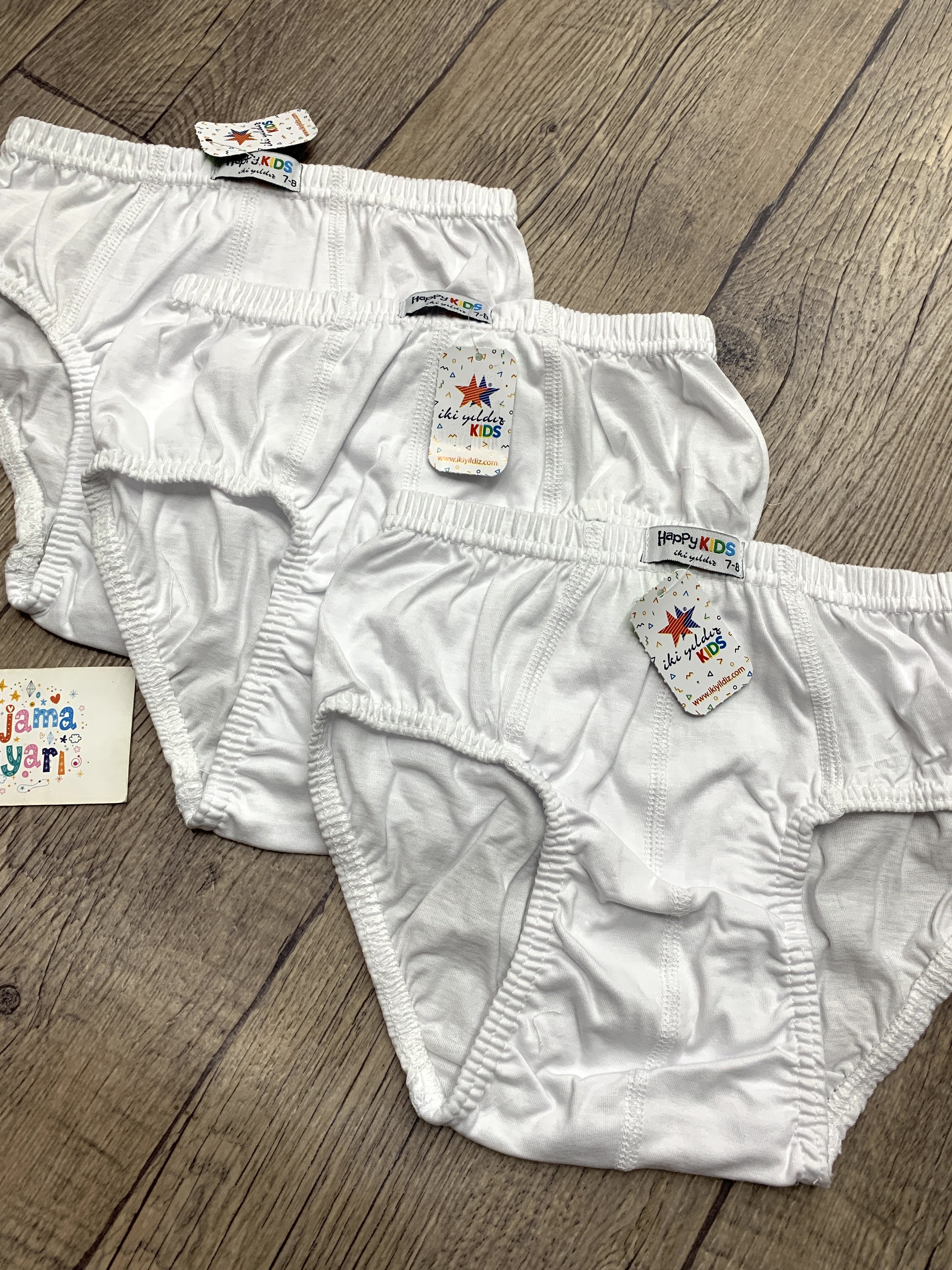 İki Yıldız Erkek Çocuk 3'lü Slip 07