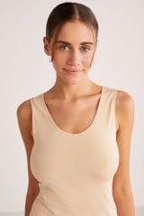 KOM Basic Singlet Pamuklu Kalın Askılı Atlet
