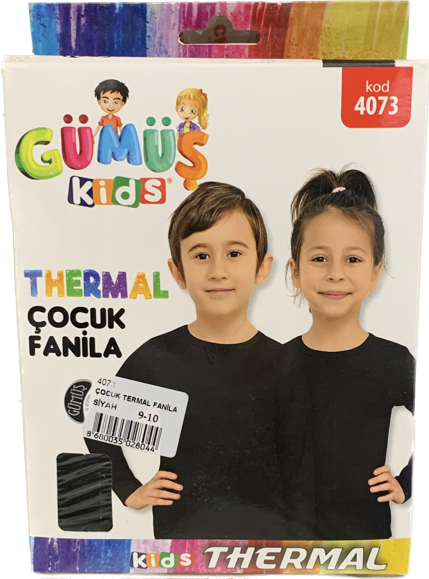 Gümüş Çocuk Termal Üst Fanila 4073