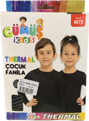 Gümüş Çocuk Termal Üst Fanila 4073