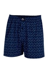 İki Yıldız Erkek Desenli Penye Boxer 12034