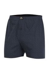 İki Yıldız Erkek Desenli Penye Boxer 12034