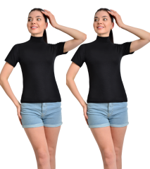 İKİNCİTEN 2'Lİ YARIM KOL BOĞAZLI BODY