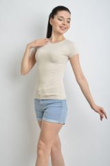İKİNCİTEN YARIM KOLLU BODY T-SHIRT